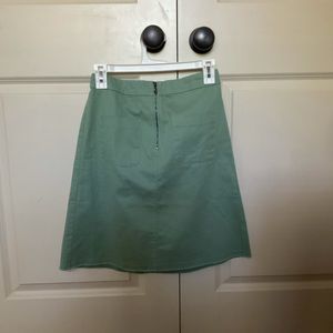 Roolee High-Waisted Green Skirt